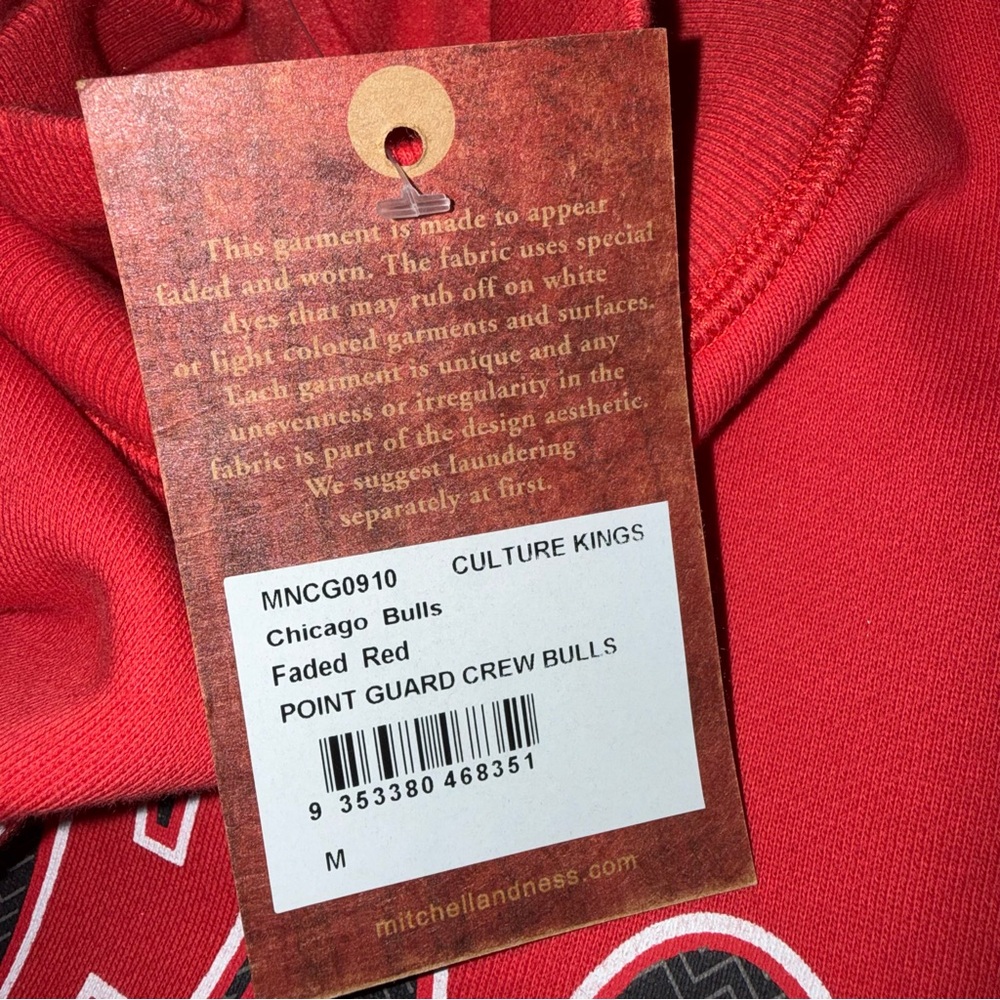 🆕 Mitchell & Ness Point Guard High Crew Neck Sweatshirt - Picture 11 of 11